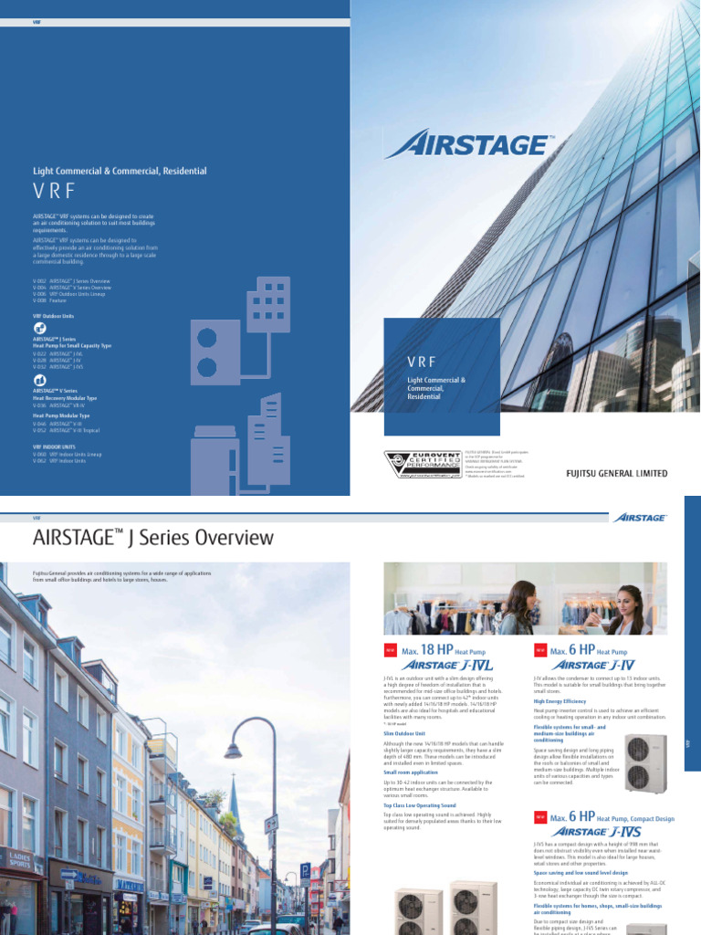 Fujitsu General | PDF | Air Conditioning | Heat Pump
