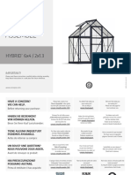 Palram-Canopia Greenhouses Hybrid 6x4 2x1.3 Assembly Instructions