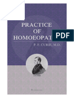 Practice of Homoeopathy by P F Curie