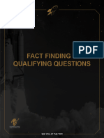 Fact-Finding and Qualifying Questions