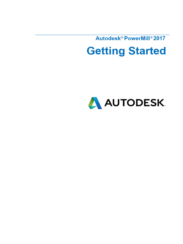PowerMill 2017 Getting Started Guide | PDF | Button (Computing) | Menu ...