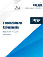 Resumen - Educacion en Enfermeria