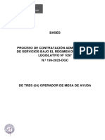 Convocatoria Decreto Legislativo 1057 #199-2023-Dgc