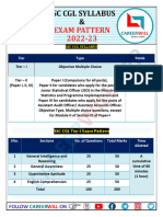 SSC CGL Syllabus Exam Pattern 2022 2023