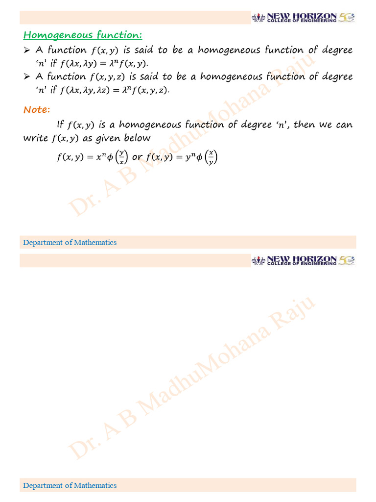 02 eulers theorem lecture notes pdf function mathematics theorem