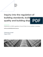 Australian Institute Architects - NSW Building Regulation Inquiry - 0819
