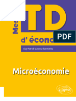 Microéconomie (Mes TD D'économie)