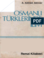 A Adnan Adıvar Osmanlı Türklerinde İlim Remzi Kit - 231129 - 143742