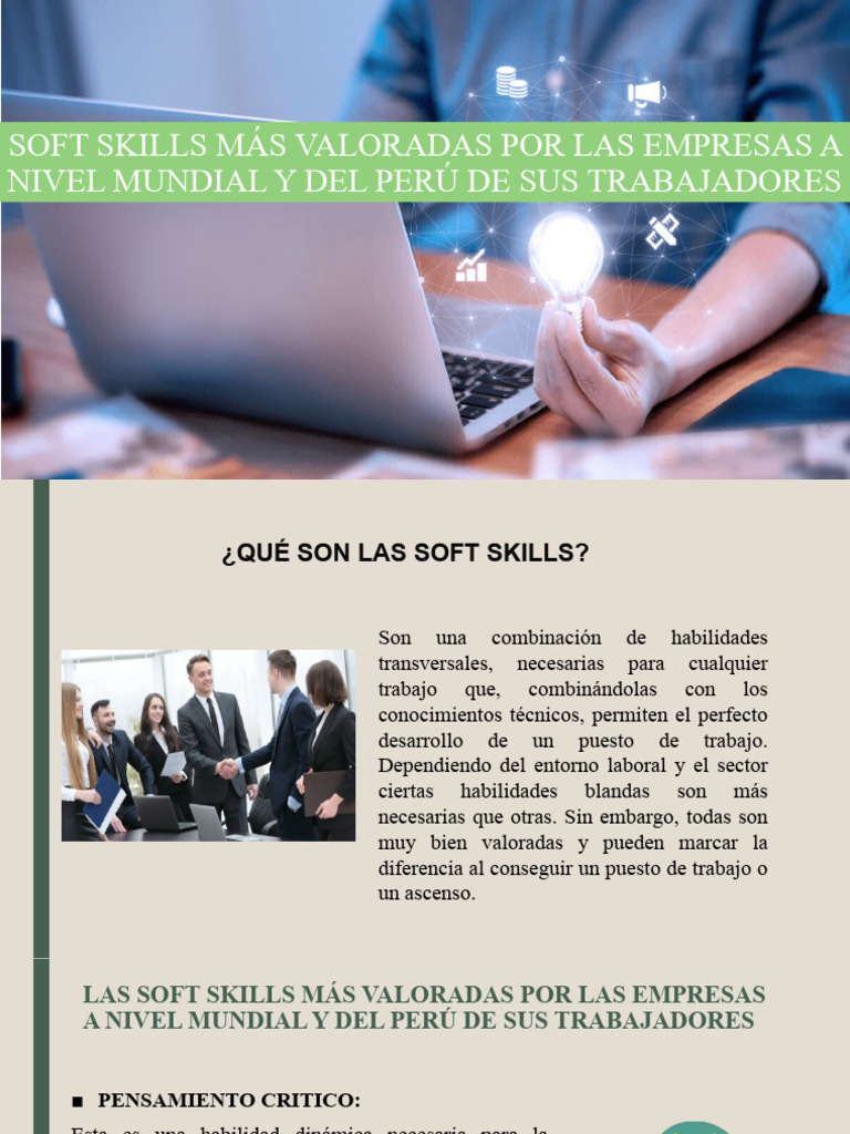 Soft Skills Clave en Empresas Globales y Perú | PDF | Las emociones ...