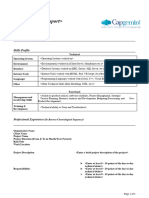 L1 Visa Resume Template