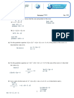 WS-15-Quadratic Equations