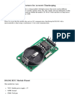 DS1302 RTC Module Features For Accurate Timekeeping