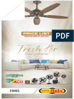 01 July 2023 Price List Fan For PDF