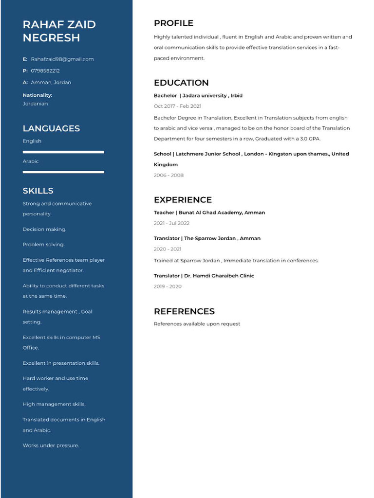 CV PDF | PDF