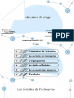 Présentation Final Soutenance de Stage