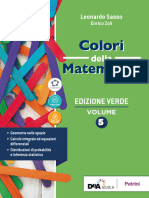 Colori Della Matematica - Edizione VERDE - Volume 5 Leonardo Sasso, Enrico Zoli