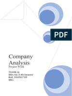 Company Analysis#
