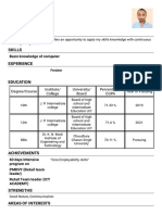 Resume - Alok Singh - Format1