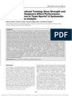 Complex and Contrast Training. Does Strength and Power Training Sequence Affect Performance - Patrick Cormier