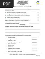 Reflection and Refraction Worksheet | PDF | Reflection (Physics) | Light