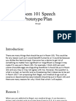 Room 101 Speech