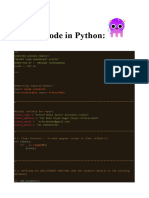 Source Code in Python