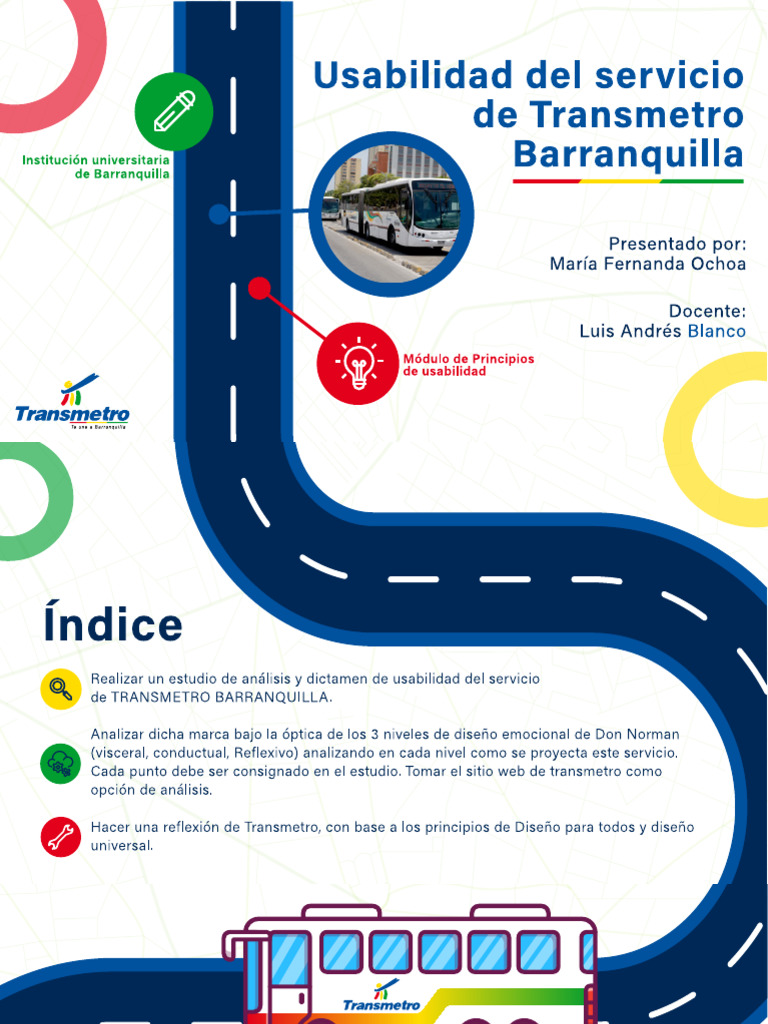 Usabilidad de Medios de Transporte 