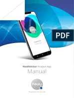 Healy World Manual HealAdvisor Analyse App en EU US