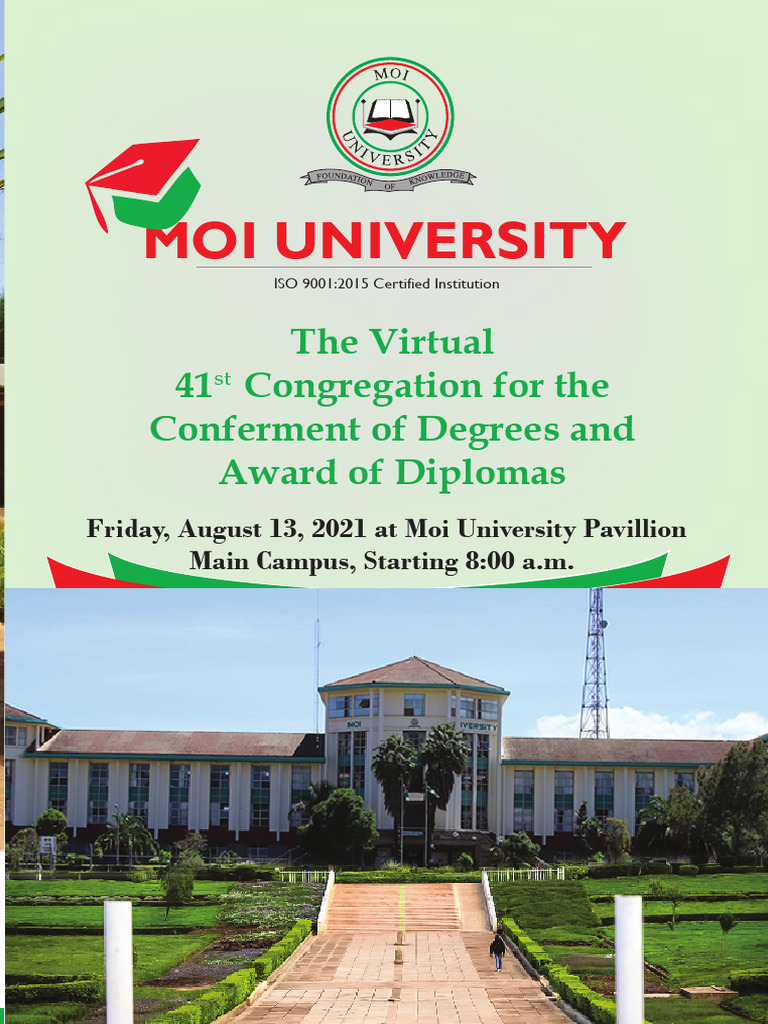 41st Graduation Ebooklet August 2021 | PDF | Entrepreneurship | Kenya