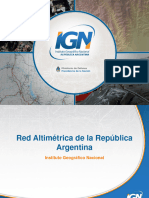 Red Altimetrica de La Republica Argentina