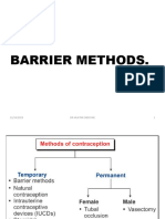 Barrier Methods.