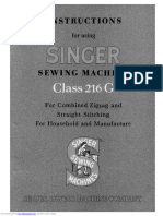 Singer 216G Manual