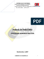 Manual de Funciones Division Administrativa