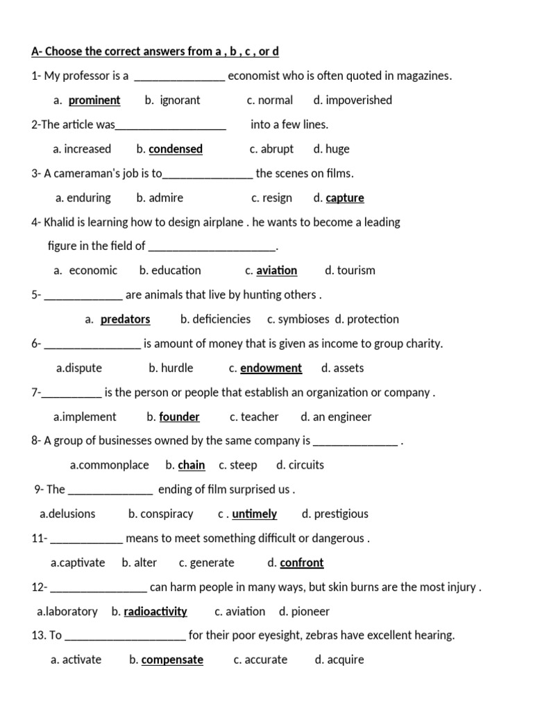 English (With Solution) | PDF