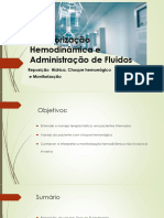 Curso de Monitorização Hemodinâmica e Administração de Fluidos Faculdade