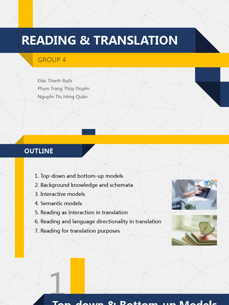 Reading Models in Translation Studies | PDF | Reading Comprehension ...