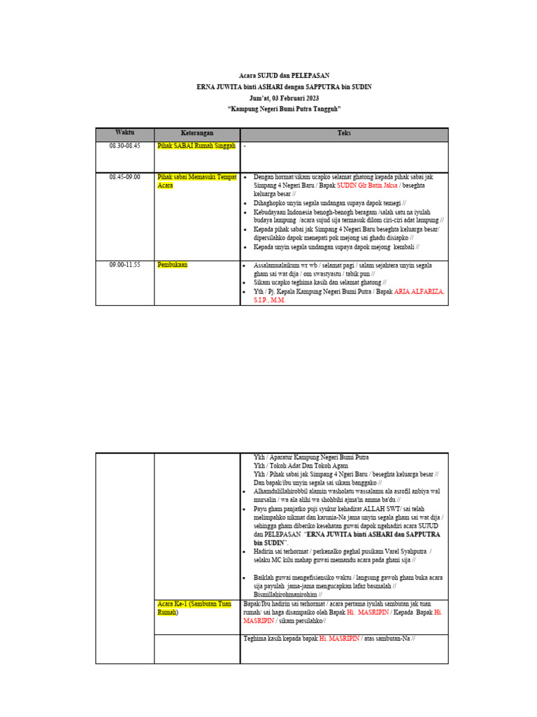 Teks mc acara sujud erna dan sap pdf