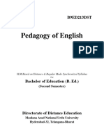 Pedagogy of English For B.Ed 2nd Semester