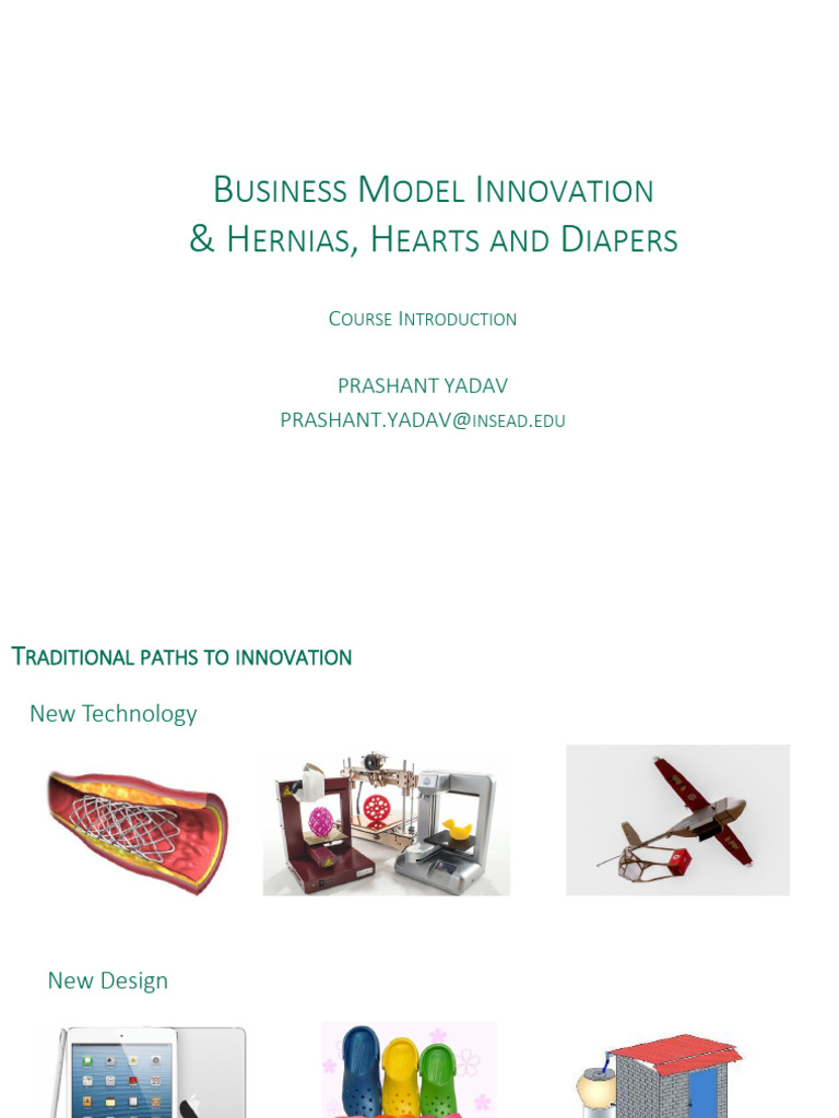 Business Model Innovation Course Guide | PDF | Innovation | Business Model