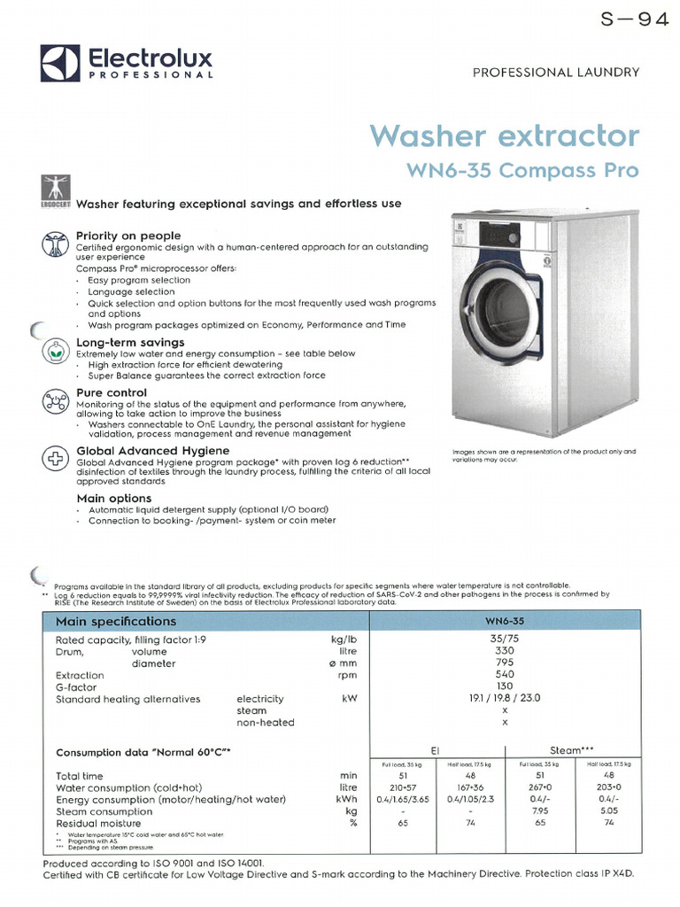 Washer Extractore | PDF