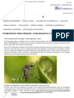 Homeopatia para Dengue, Chikungunya e Zika - Biológica Farmácia de Manipulação