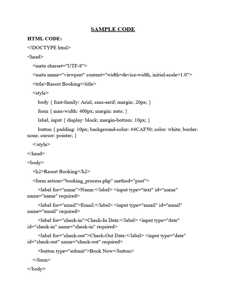 HTML Code | PDF