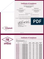 Certificate of Compliance - FM-USA