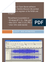 Audacity Presentation