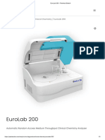 Eurolab 200 Automatic Random Access Clinical Chemistry Analyzer