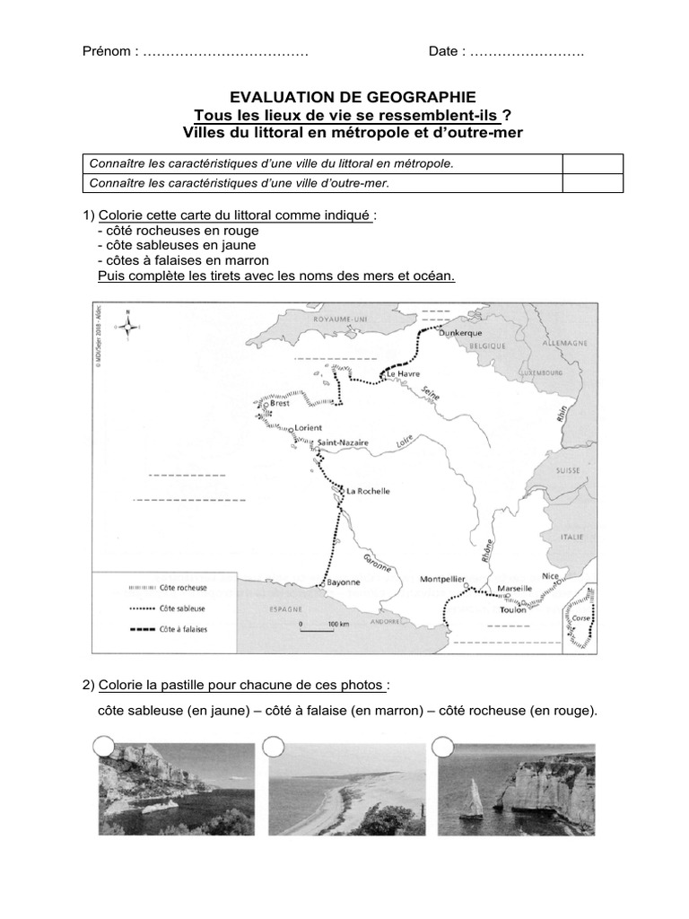 Géographie Évaluation | PDF