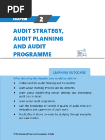 Chapter 2-Audit Stategy Audit Planing and Audit Programme