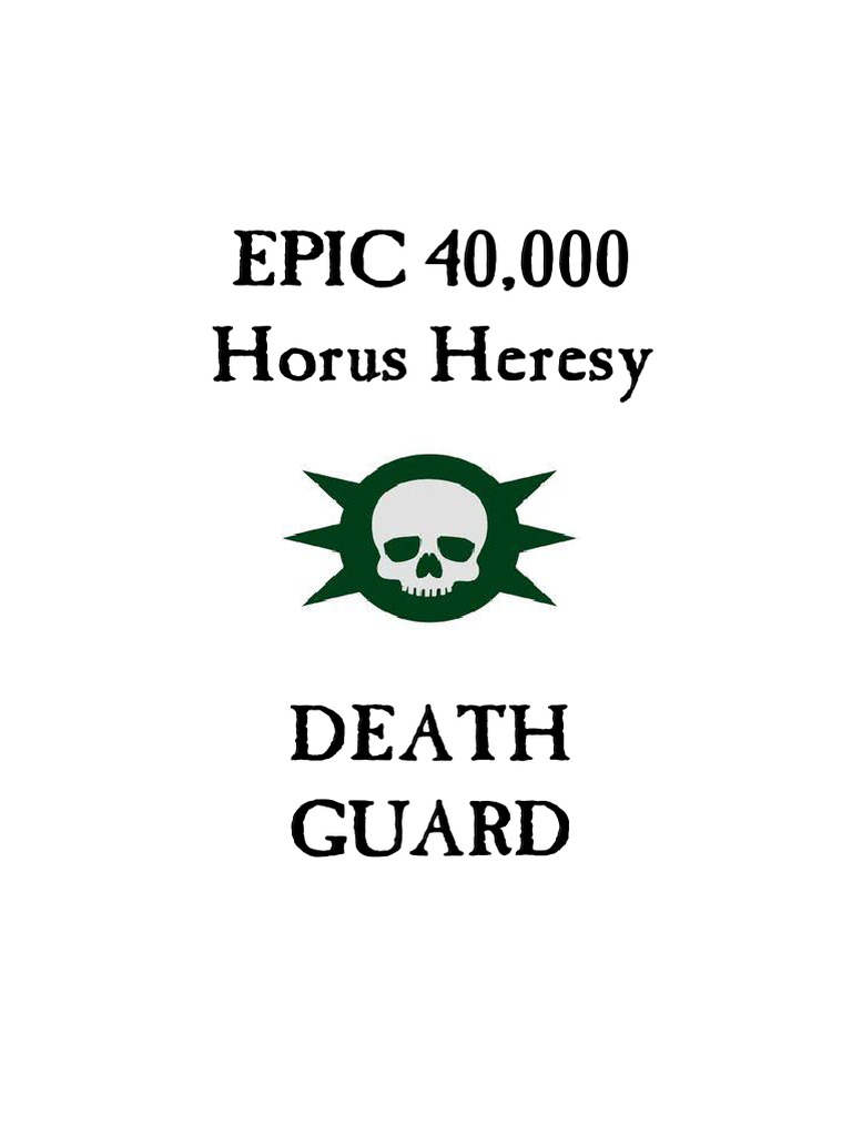 Death Guard, PDF, Infantry