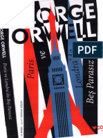 George Orwell Paris Ve Londrada Bes Parasiz