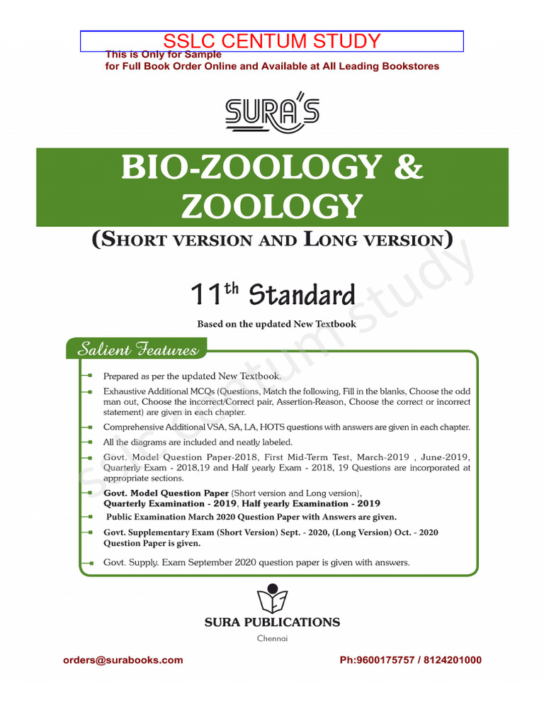 ZOOLOGY 11TH CHAPTER visual data 2